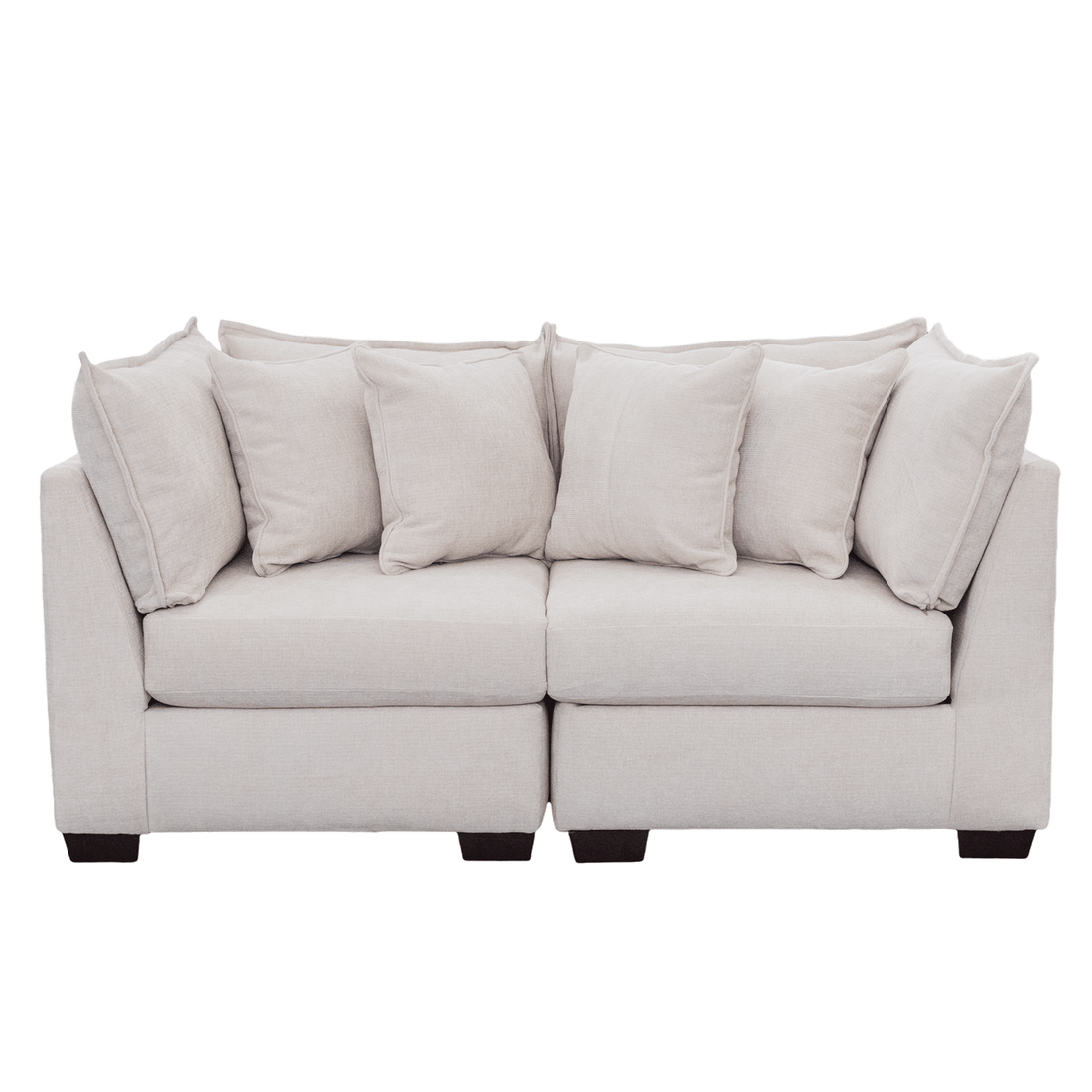Atlas Modular Sectional In Ivory (Loveseat)