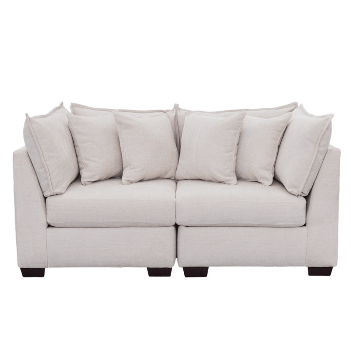 Atlas Modular Sectional In Ivory (Loveseat)