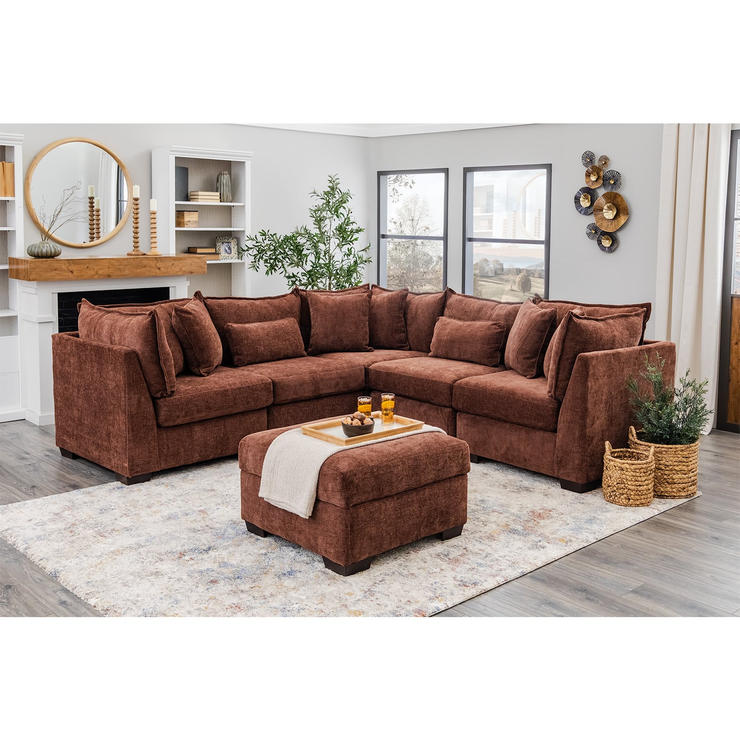 Atlas Modular Sectional In Rust (Configurable)