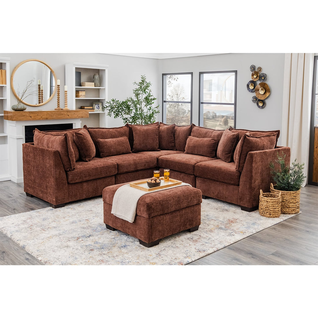 Atlas Modular Sectional In Rust (Configurable)