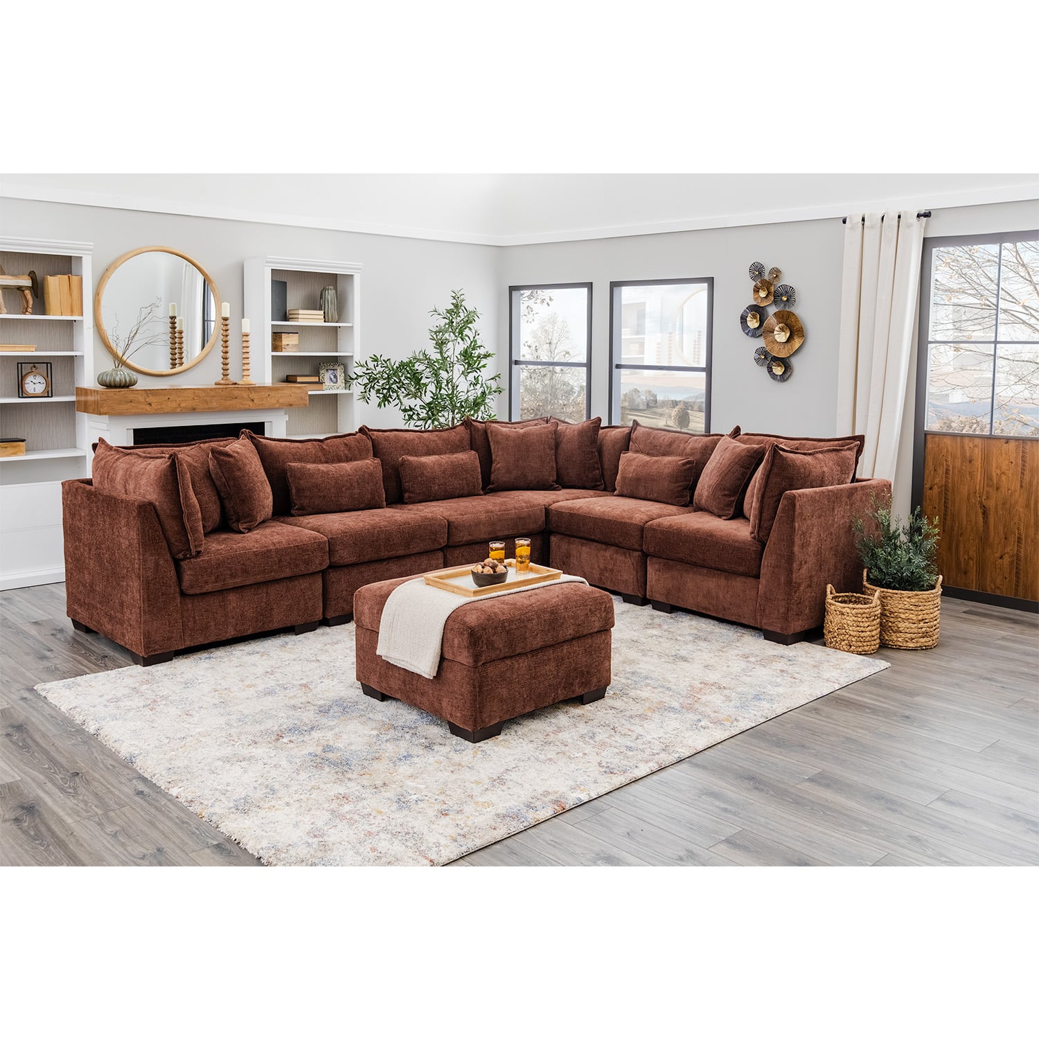 Atlas Modular Sectional In Rust (Configurable)