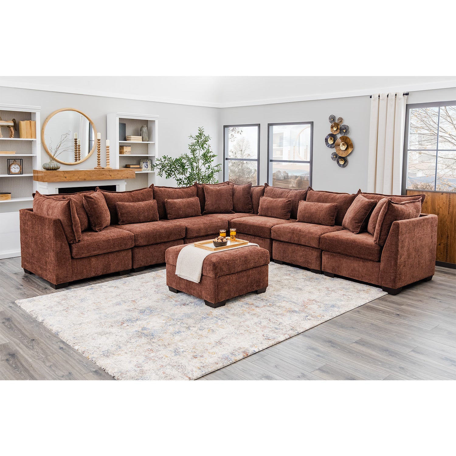 Atlas Modular Sectional In Rust (Configurable)