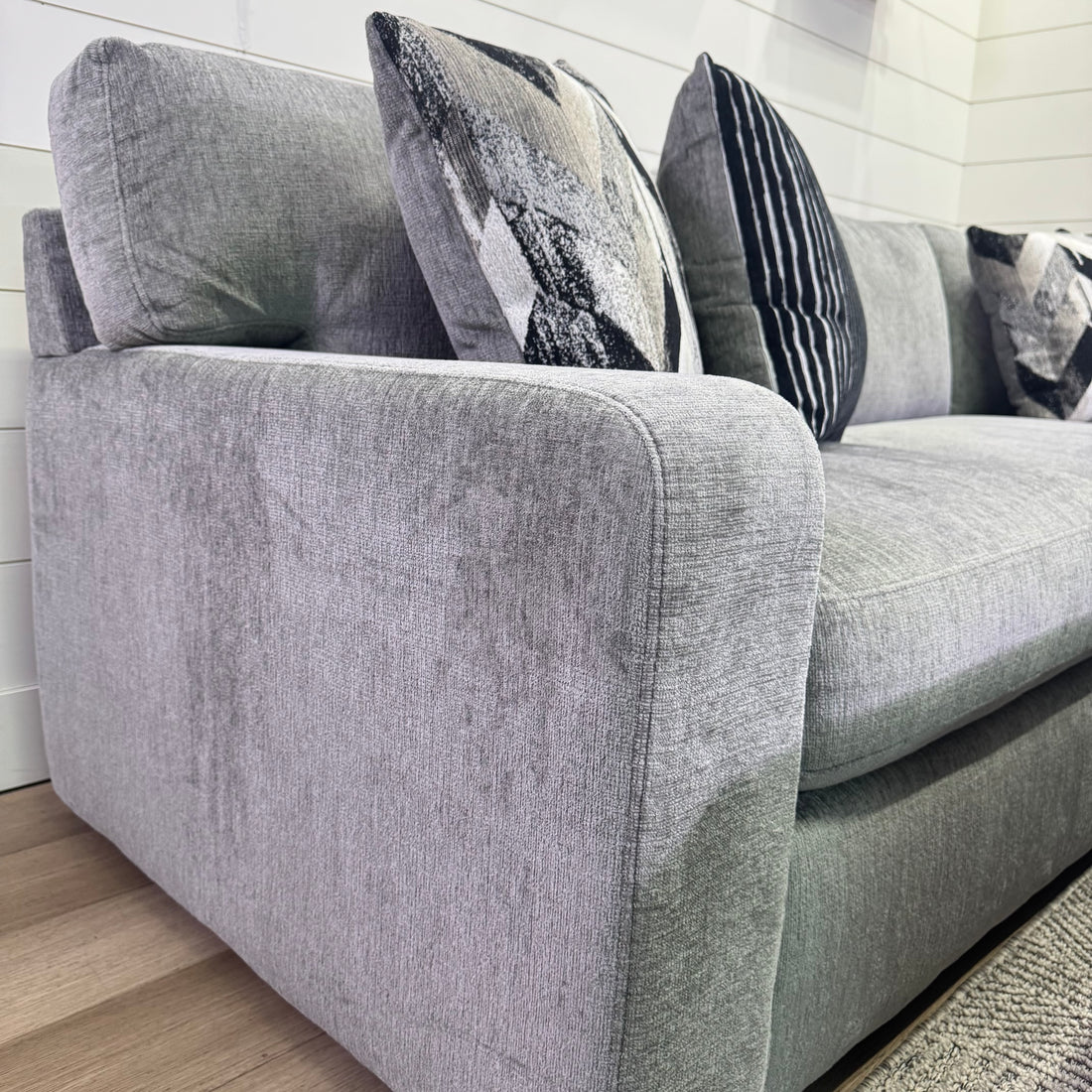 Sterling Sectional Chaise Sofa In Gray