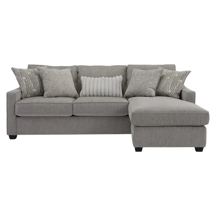 Michigan Gray Sectional Sofa (Reversible Chaise)