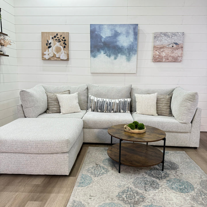 Bennet Modular 4 Piece Cream Sectional Sofa
