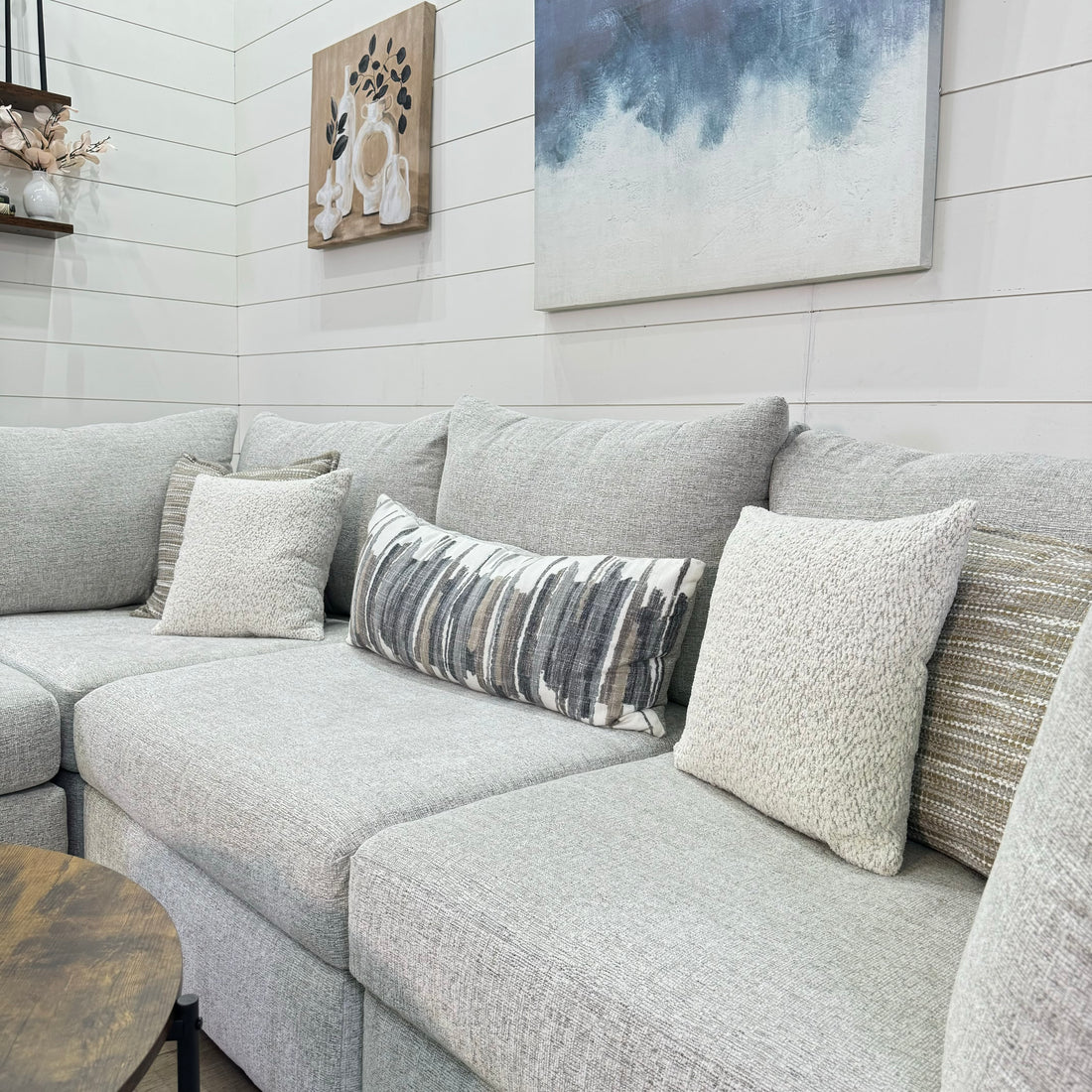 Bennet Modular 4 Piece Cream Sectional Sofa