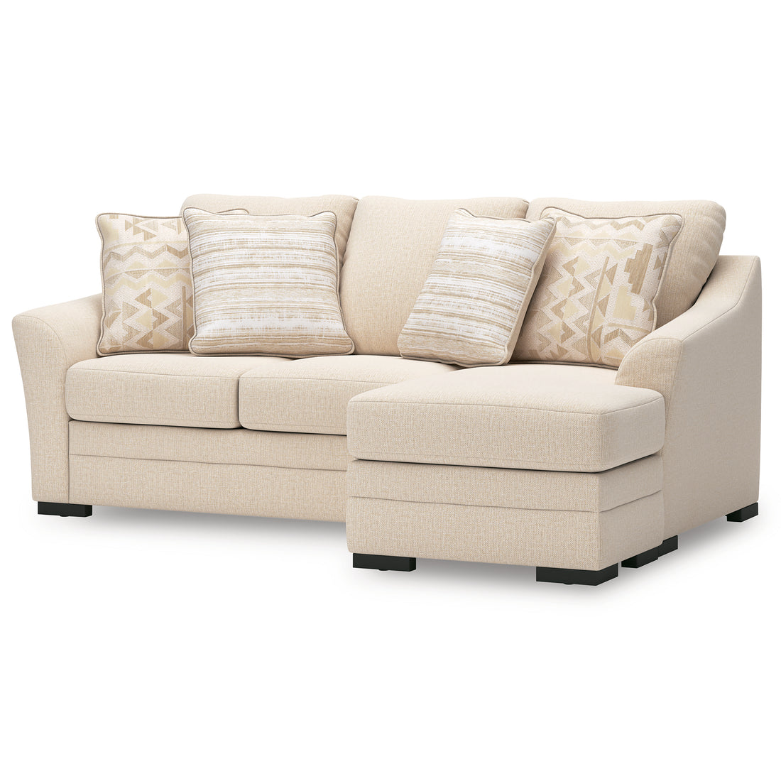 Chloe Sofa Chaise In Jute (Optional Queen Sleeper)