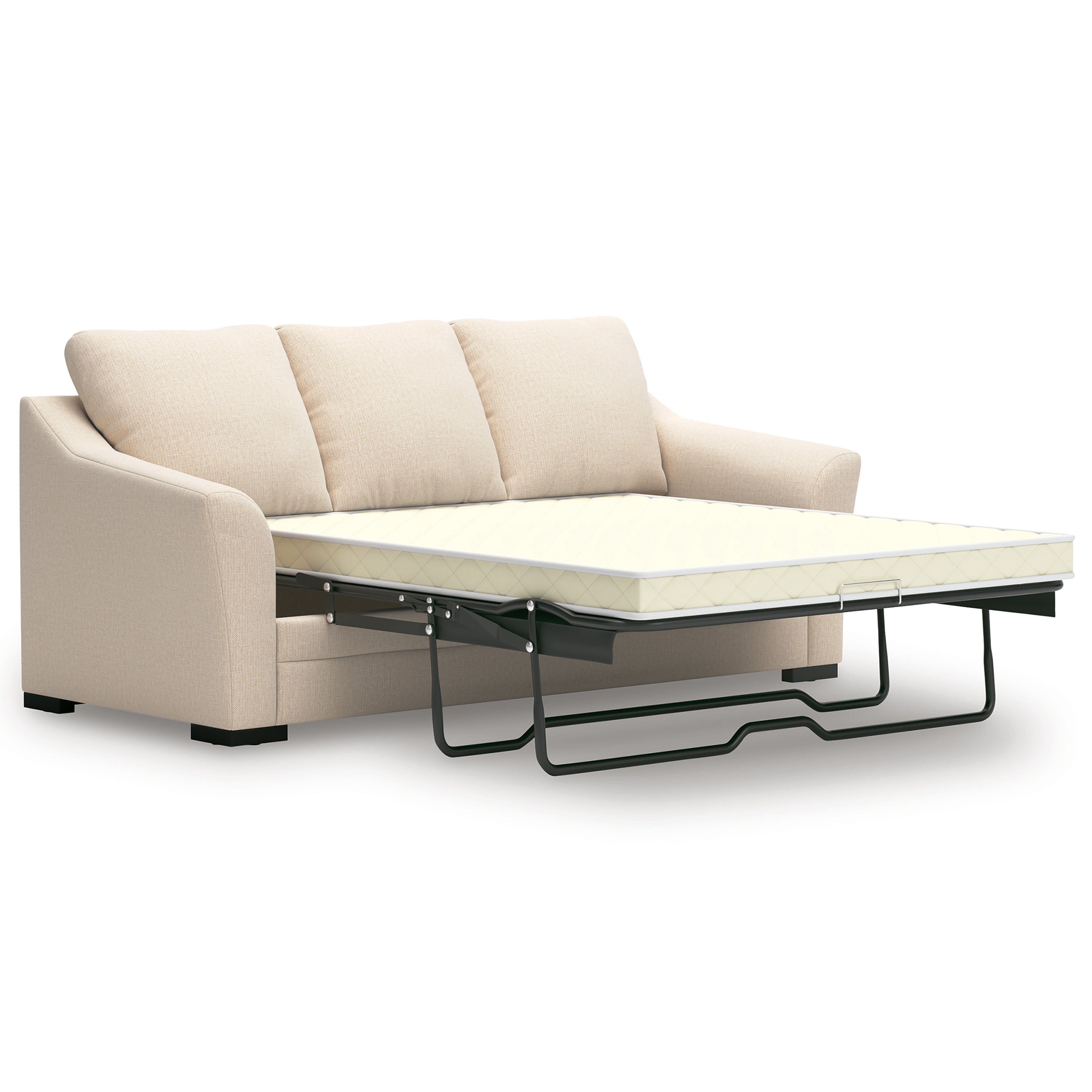 Chloe Sofa Chaise In Jute (Optional Queen Sleeper)
