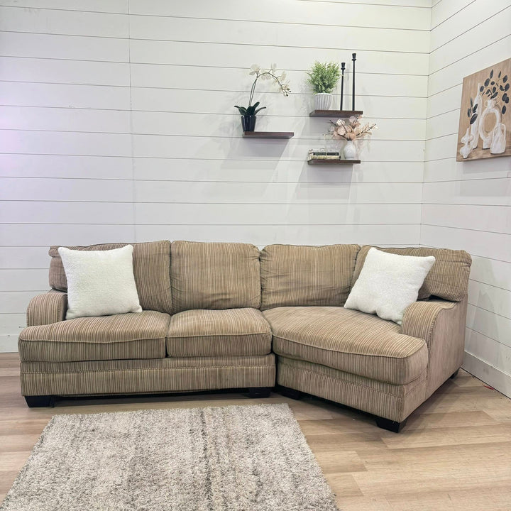 Cozy Cuddle Corner Beige Sectional