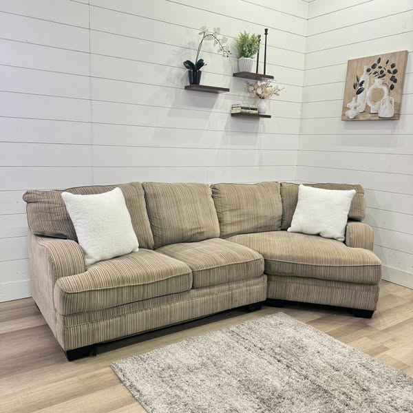 Cozy Cuddle Corner Beige Sectional