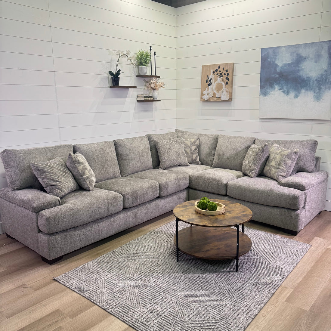 Mammoth Sectional Sofa In Taupe