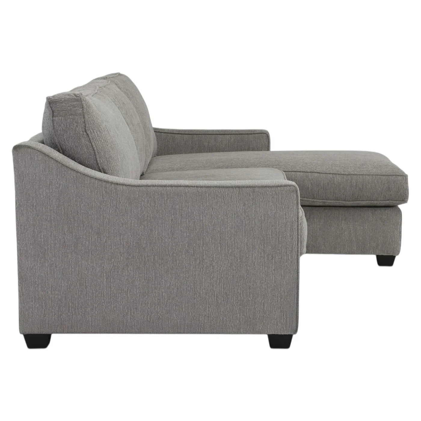 Michigan Gray Sectional Sofa (Reversible Chaise)
