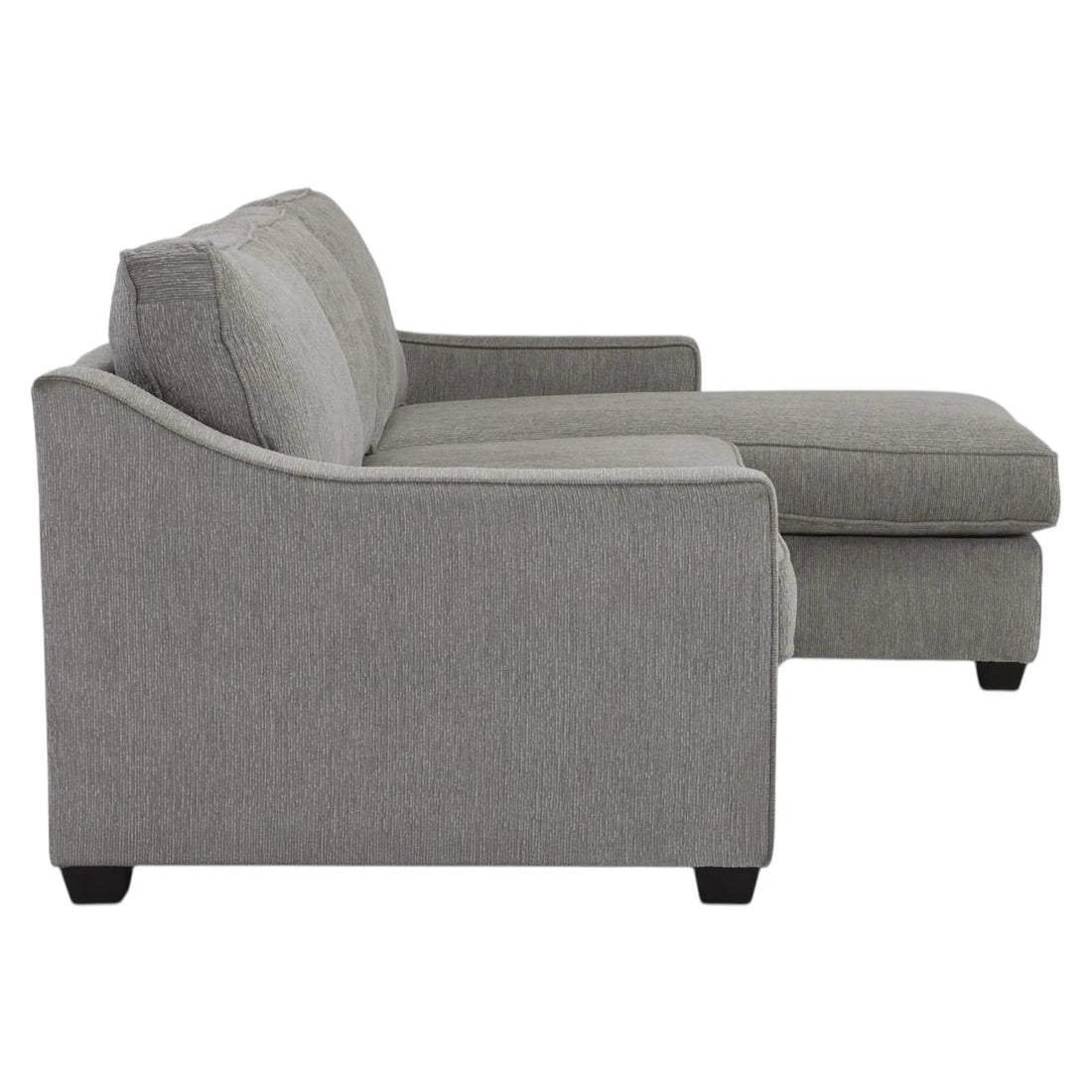 Michigan Gray Sectional Sofa (Reversible Chaise)