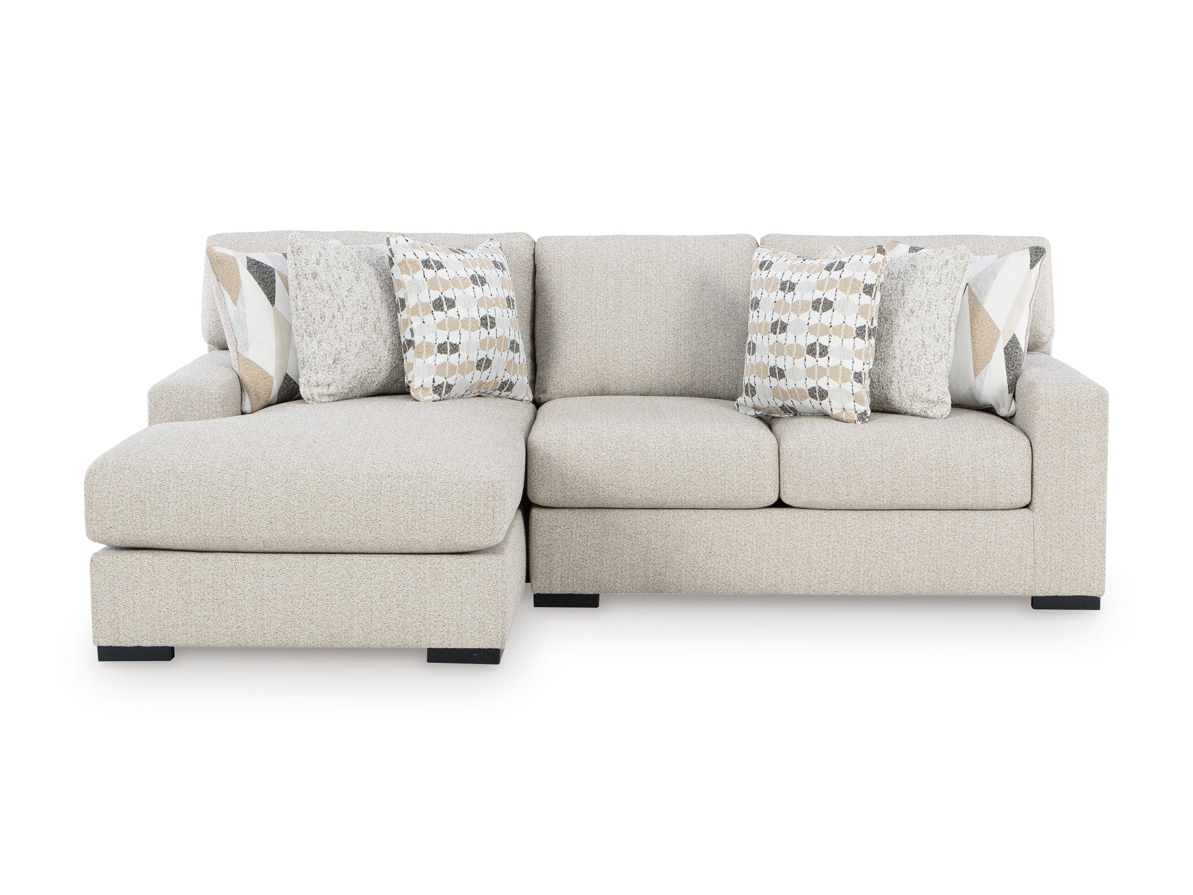 Aria Modular Sofa Chaise In Pebble Beige (Customizable)
