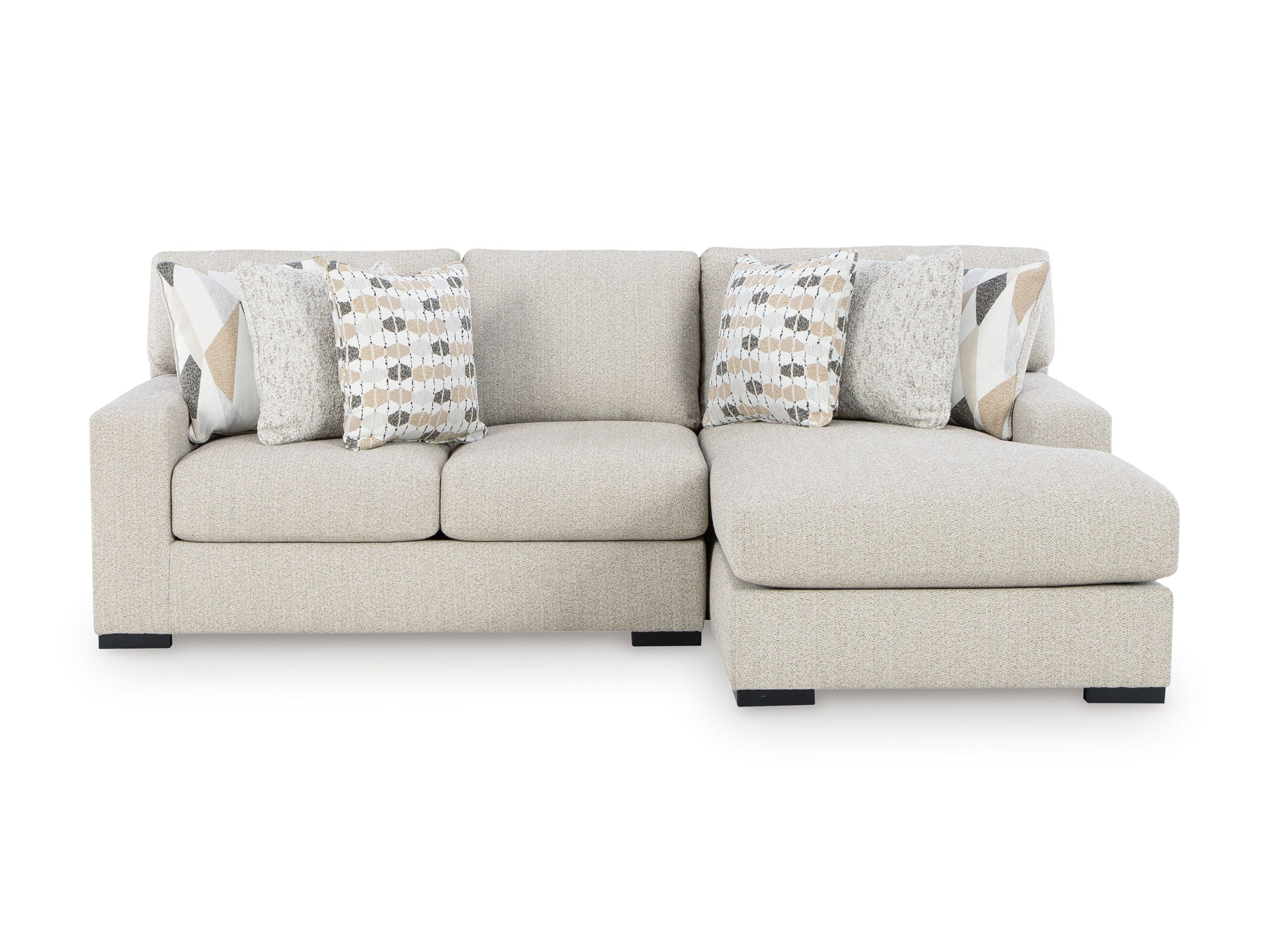 Aria Modular Sofa Chaise In Pebble Beige (Customizable)