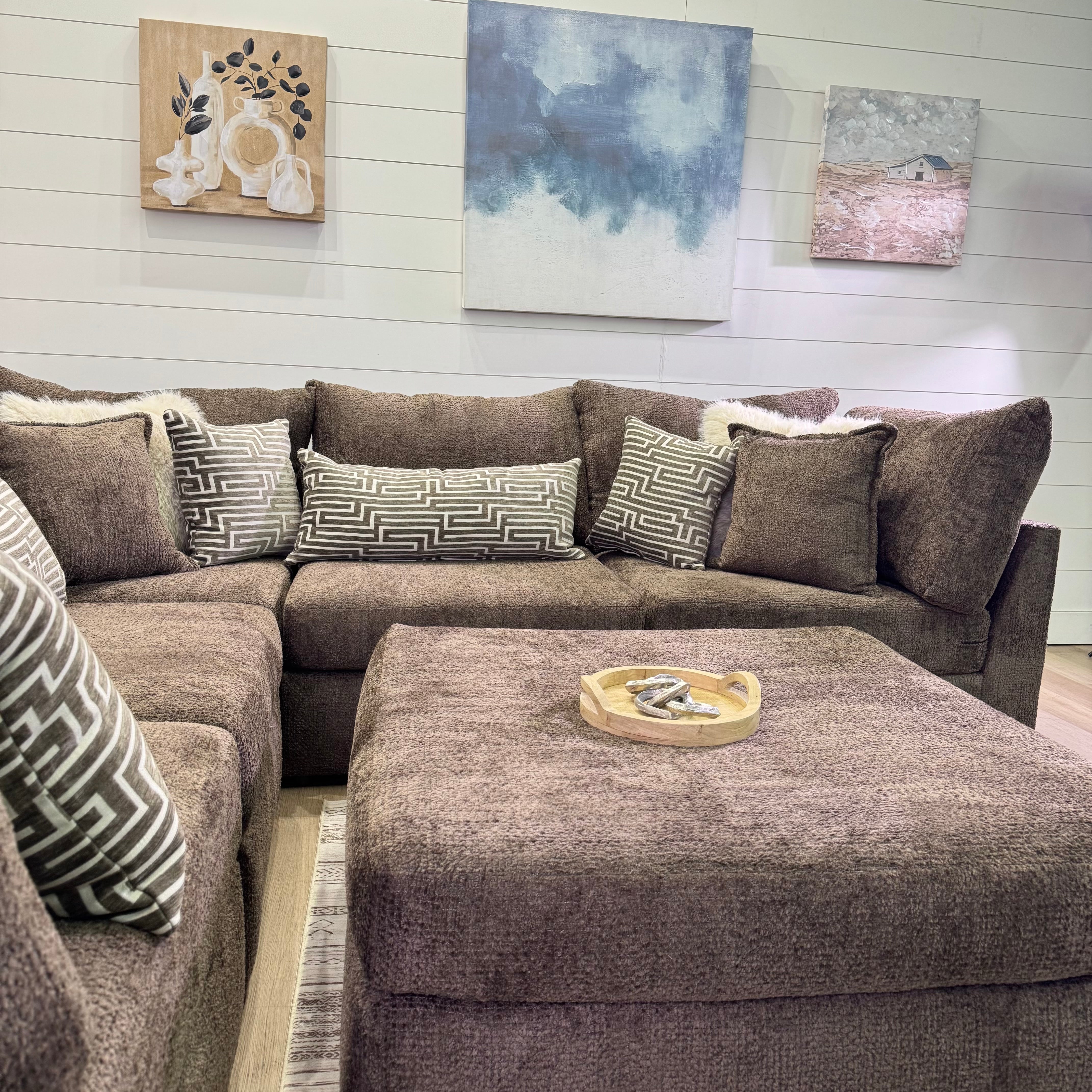 Bennet Modular Chocolate 6 Piece Sectional Sofa