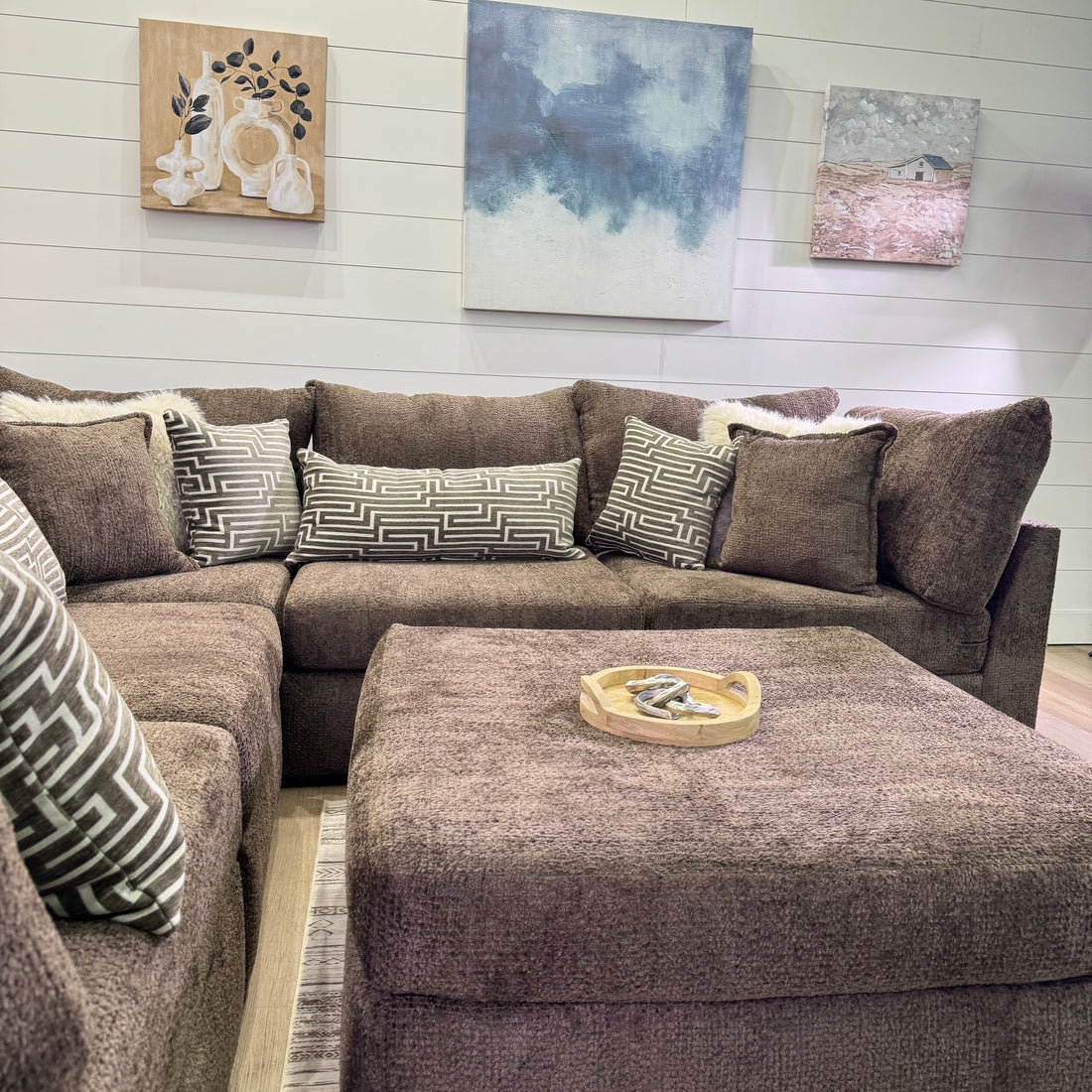 Bennet Modular Chocolate 6 Piece Sectional Sofa