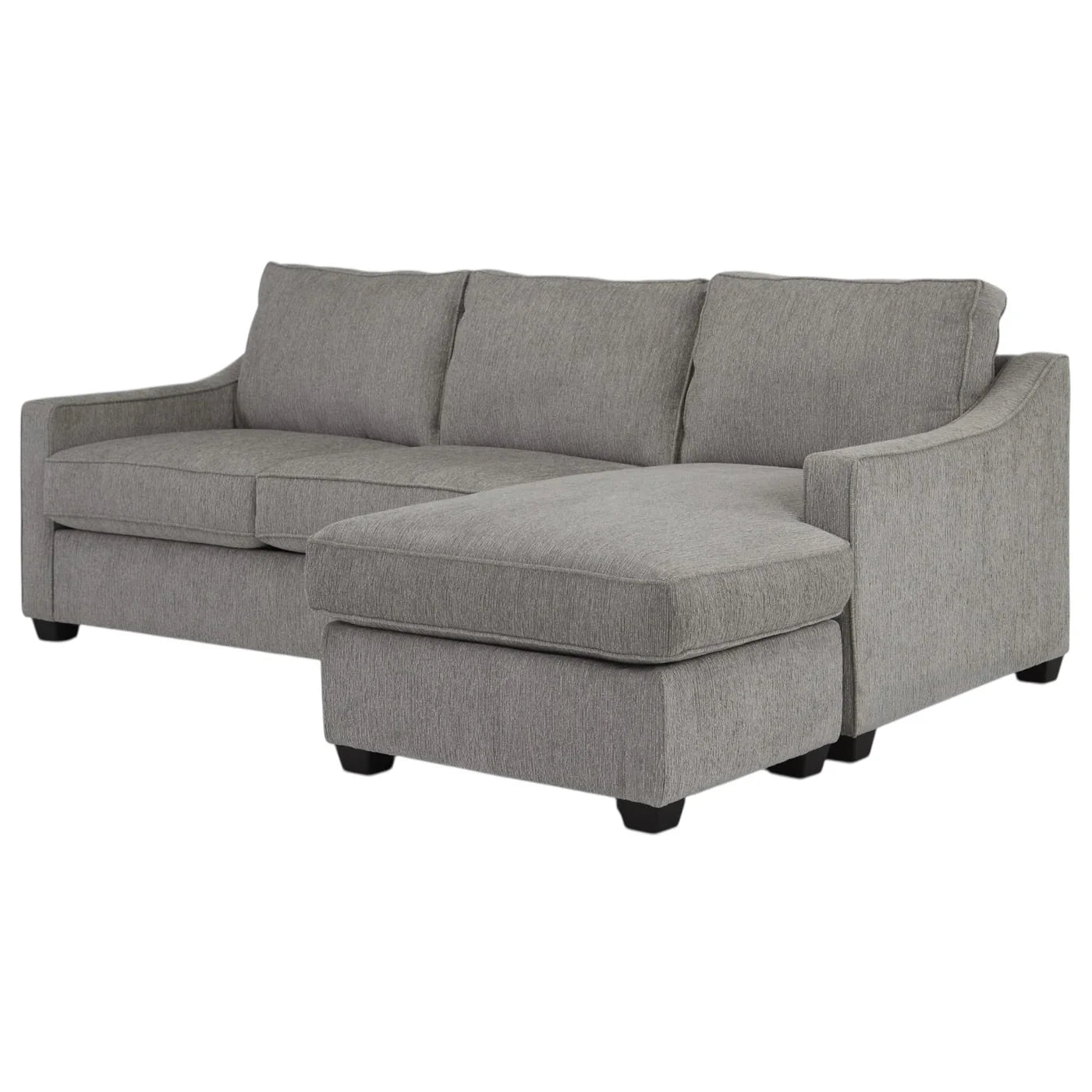 Michigan Gray Sectional Sofa (Reversible Chaise)