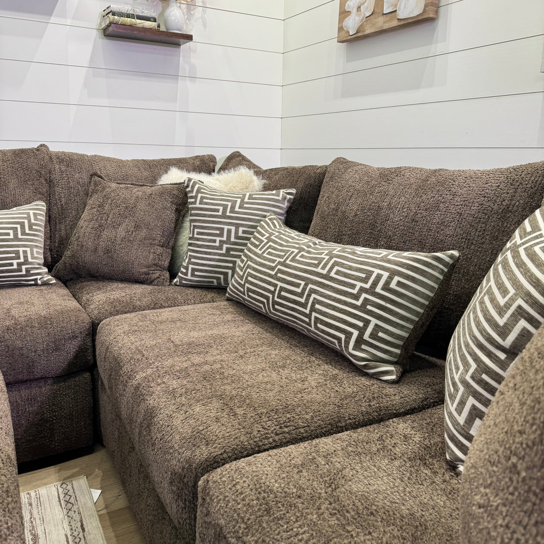 Bennet Modular Chocolate 6 Piece Sectional Sofa