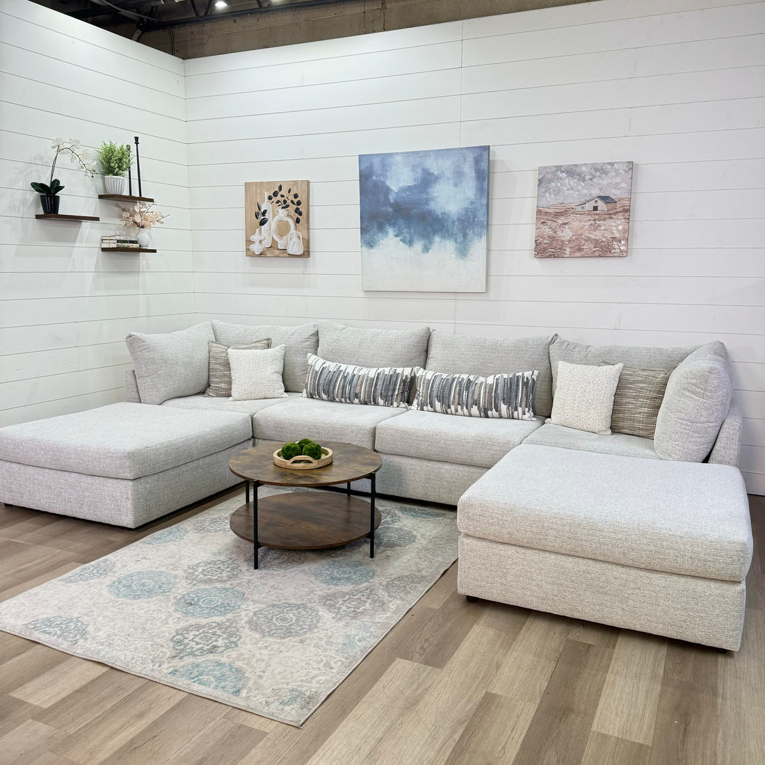 Bennet Modular “Double Trouble” 6 Piece Sectional