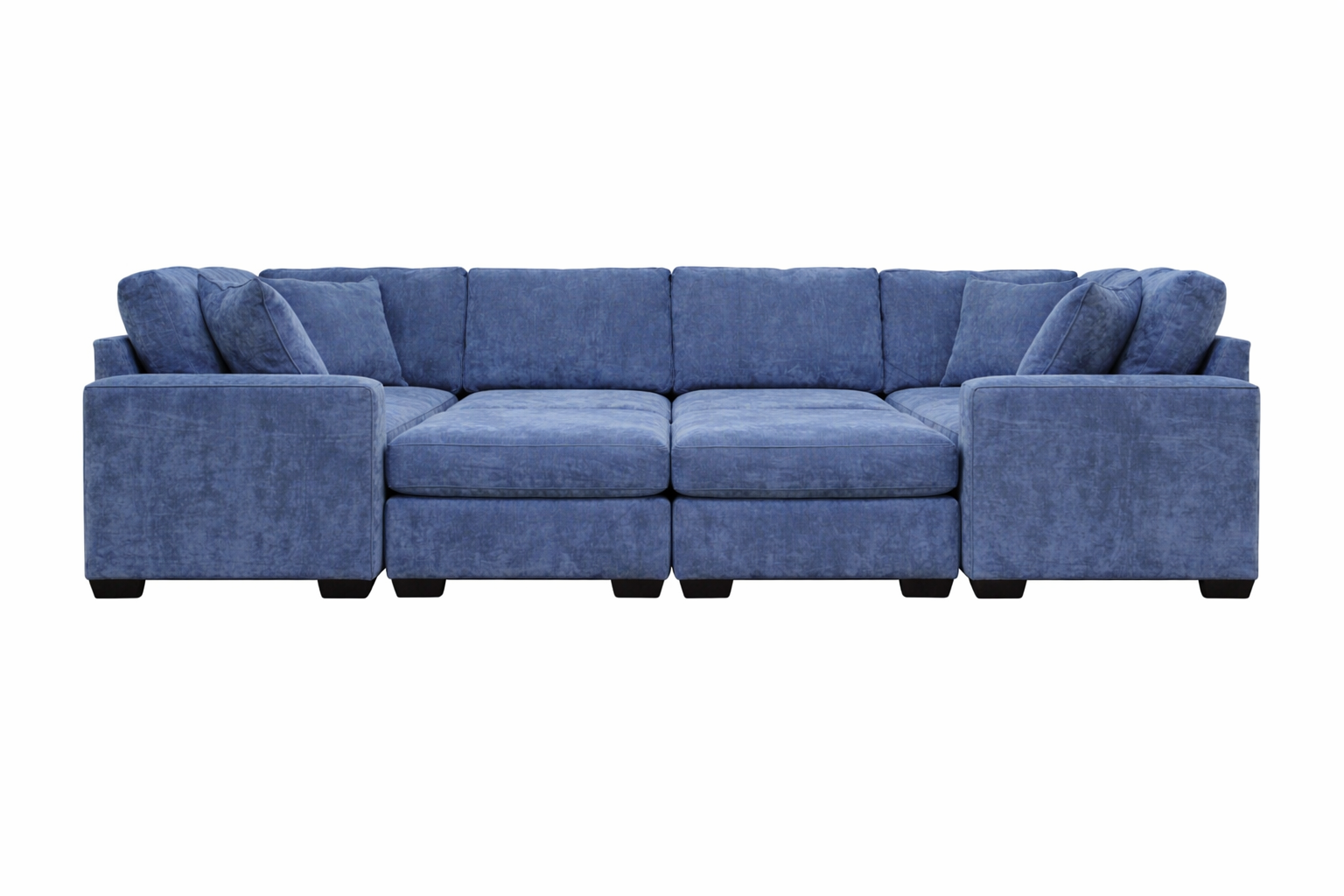Haven Modular 6 Seat U Shape Sectional (Customizable) (Pit)