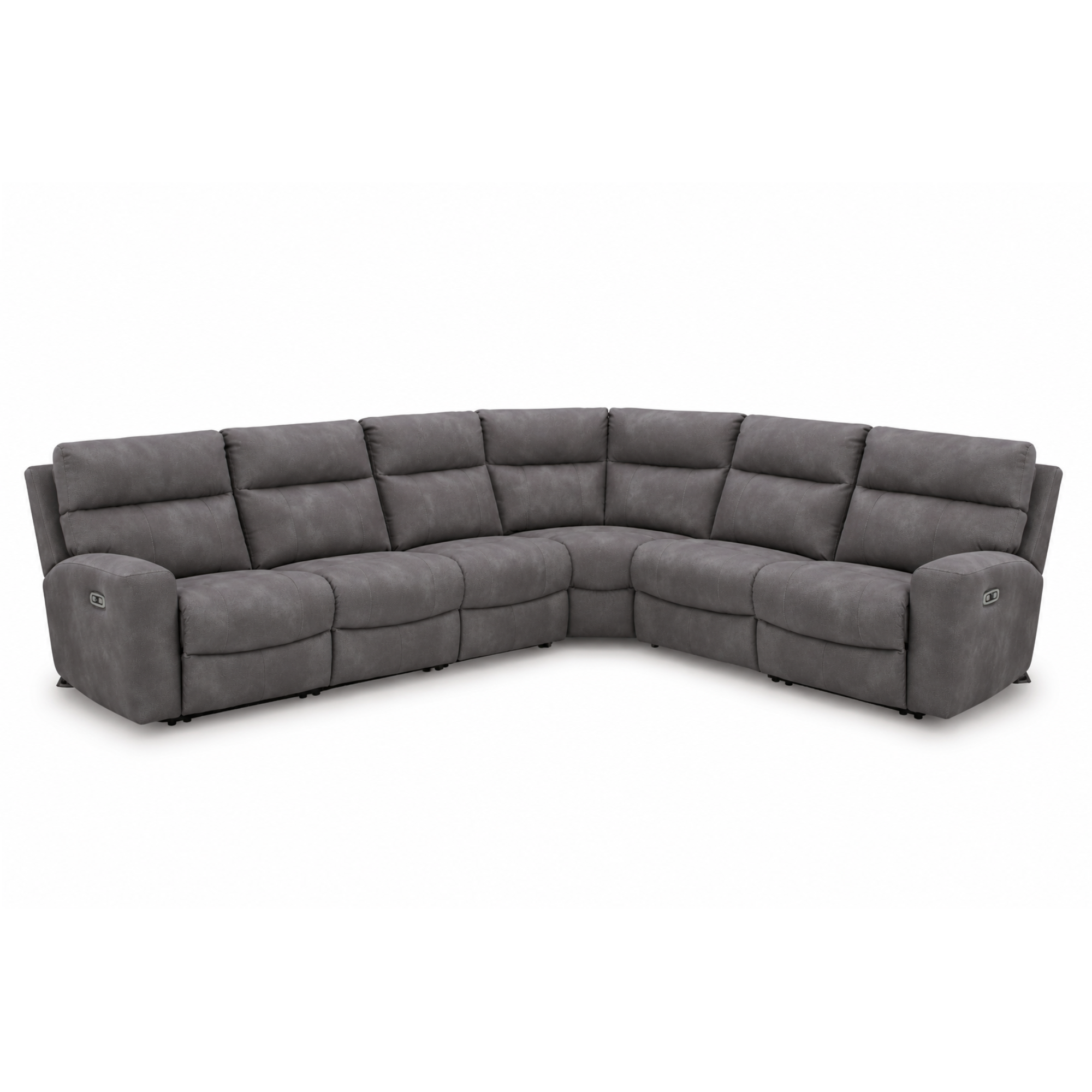 Canyon Modular Reclining Sectional In Slate (Customizable)