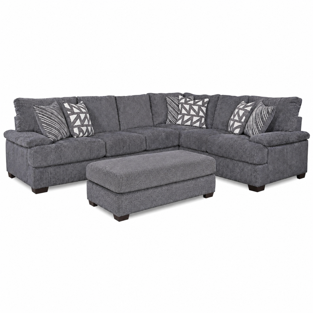 Mammoth Charcoal Sectional Sofa