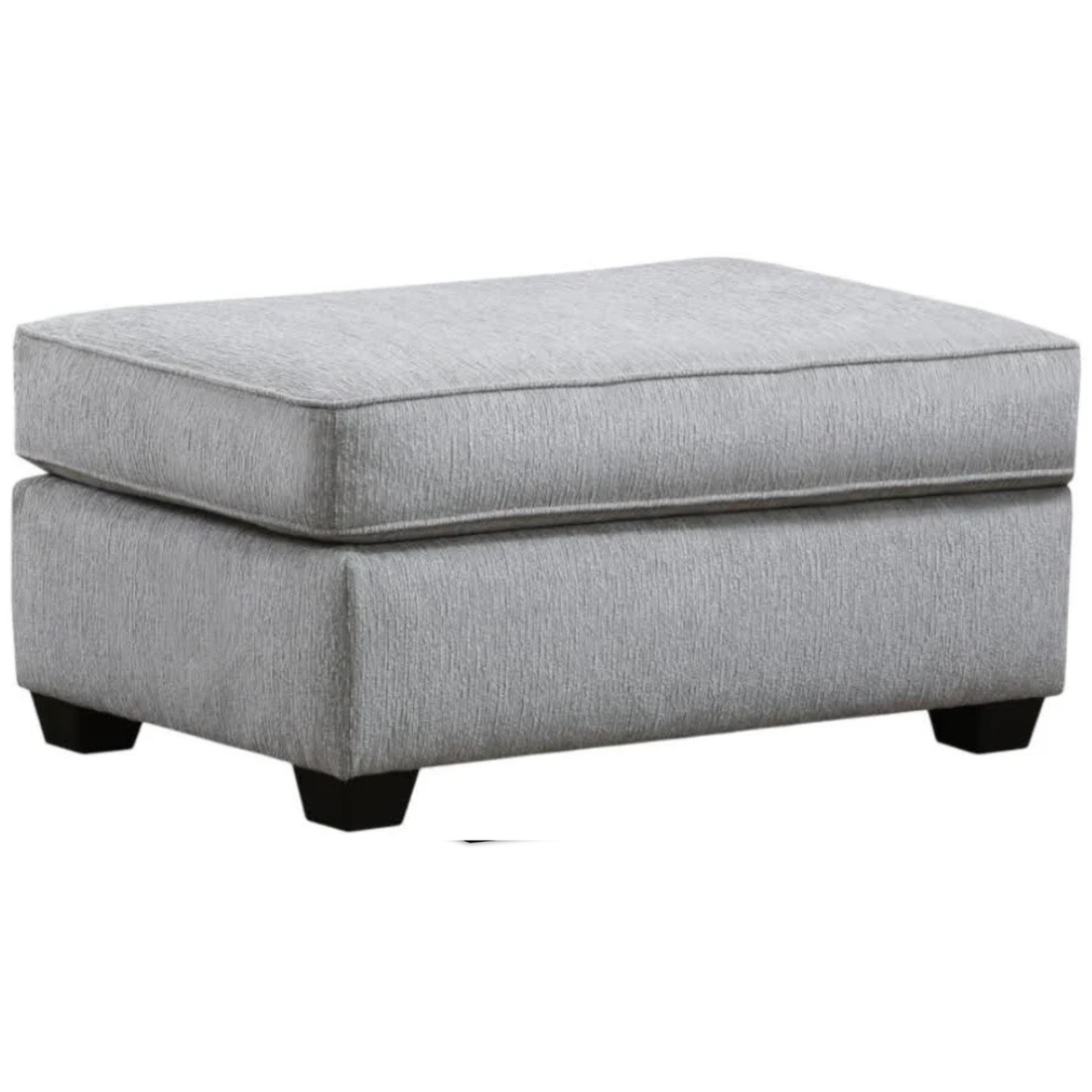 Michigan Gray Ottoman