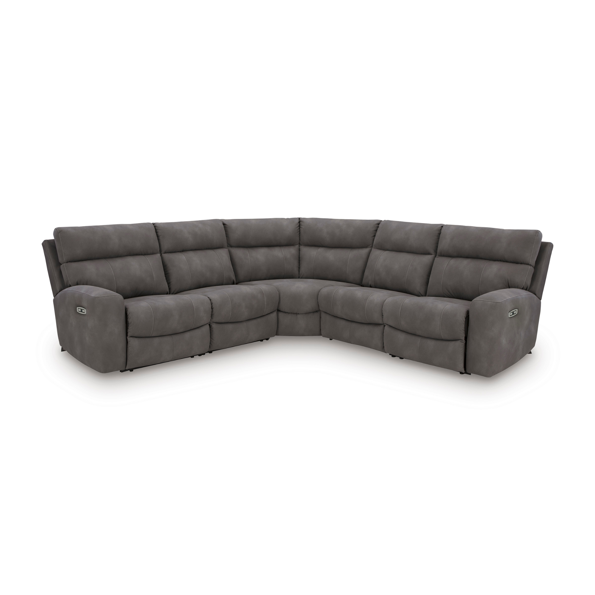 Canyon Modular Reclining Sectional In Slate (Customizable)