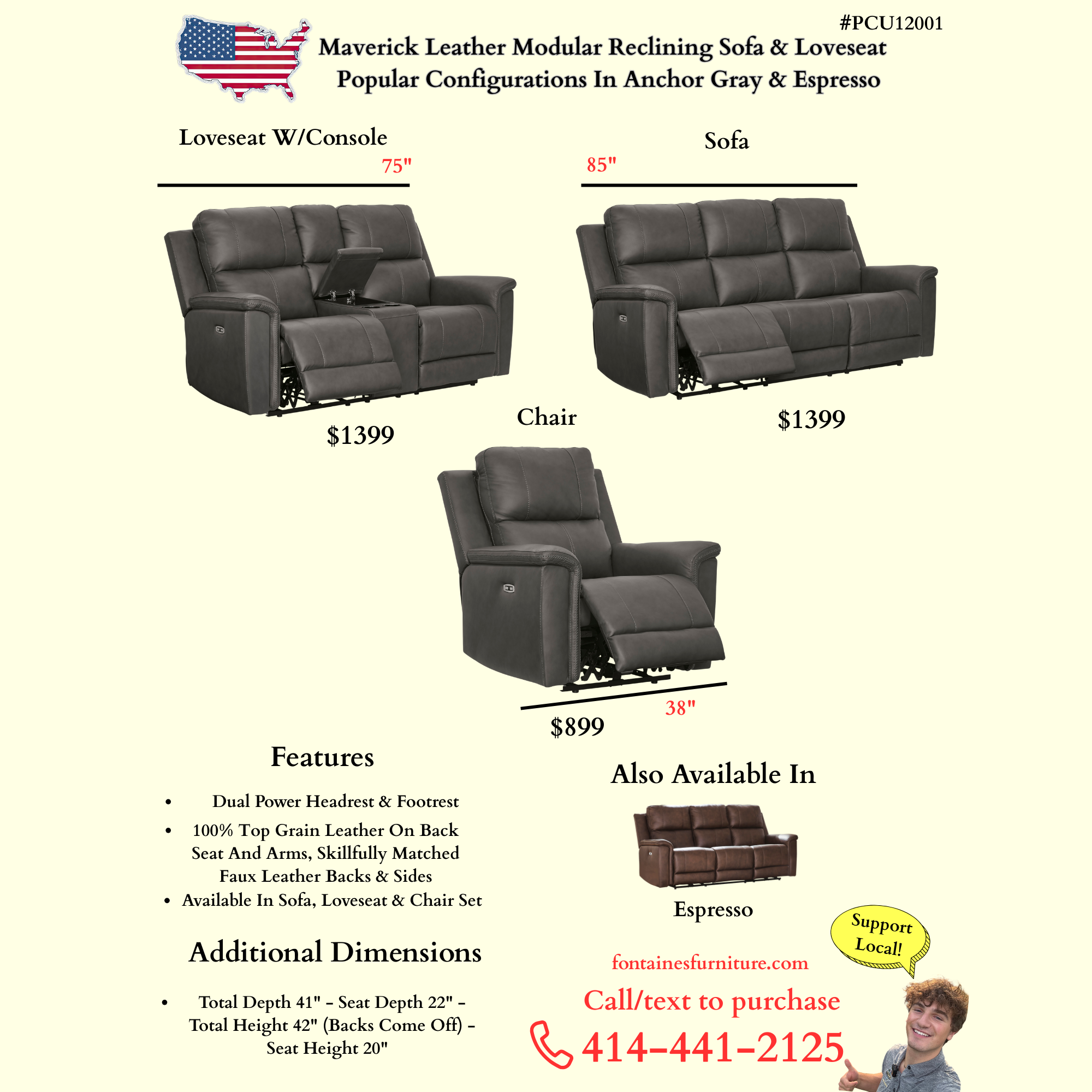 Maverick Sofa In Anchor