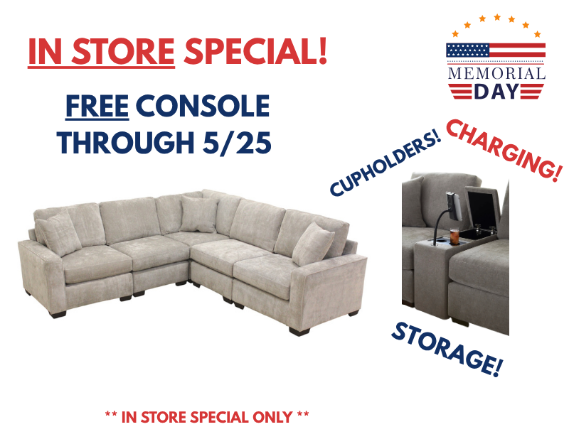 Haven Modular 5 Seat L Shape Sectional (Customizable)