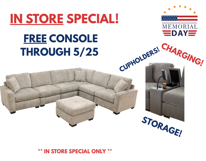 Haven Modular 6 Seat L Shape Sectional (Customizable)