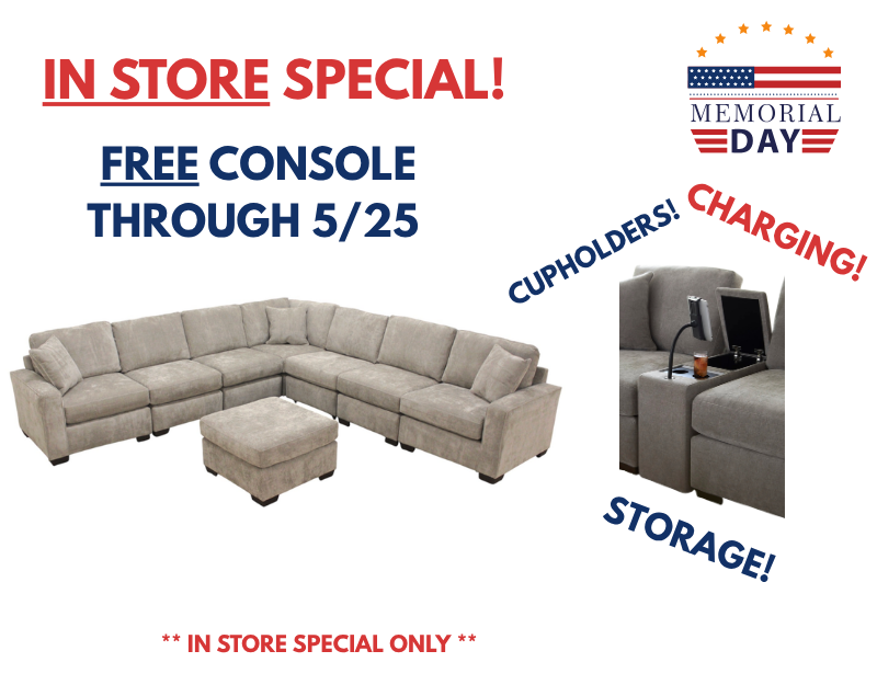 Haven Modular 7 Seat L Shape Sectional (Customizable)