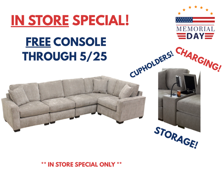 Haven Modular 5 Seat L Shape Sectional (Customizable)