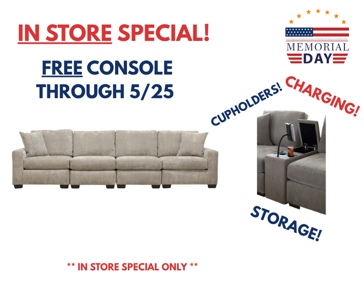 Haven Modular 4 Seat Sofa (Customizable)