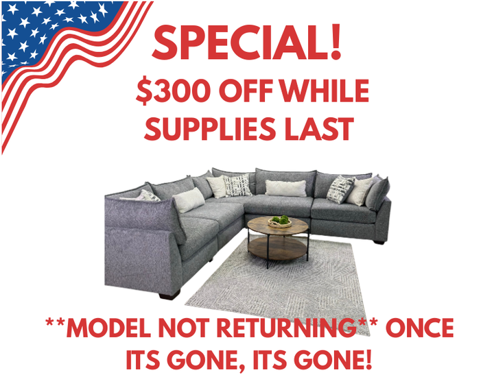 Lounge Modular 6 Piece Sectional Sofa