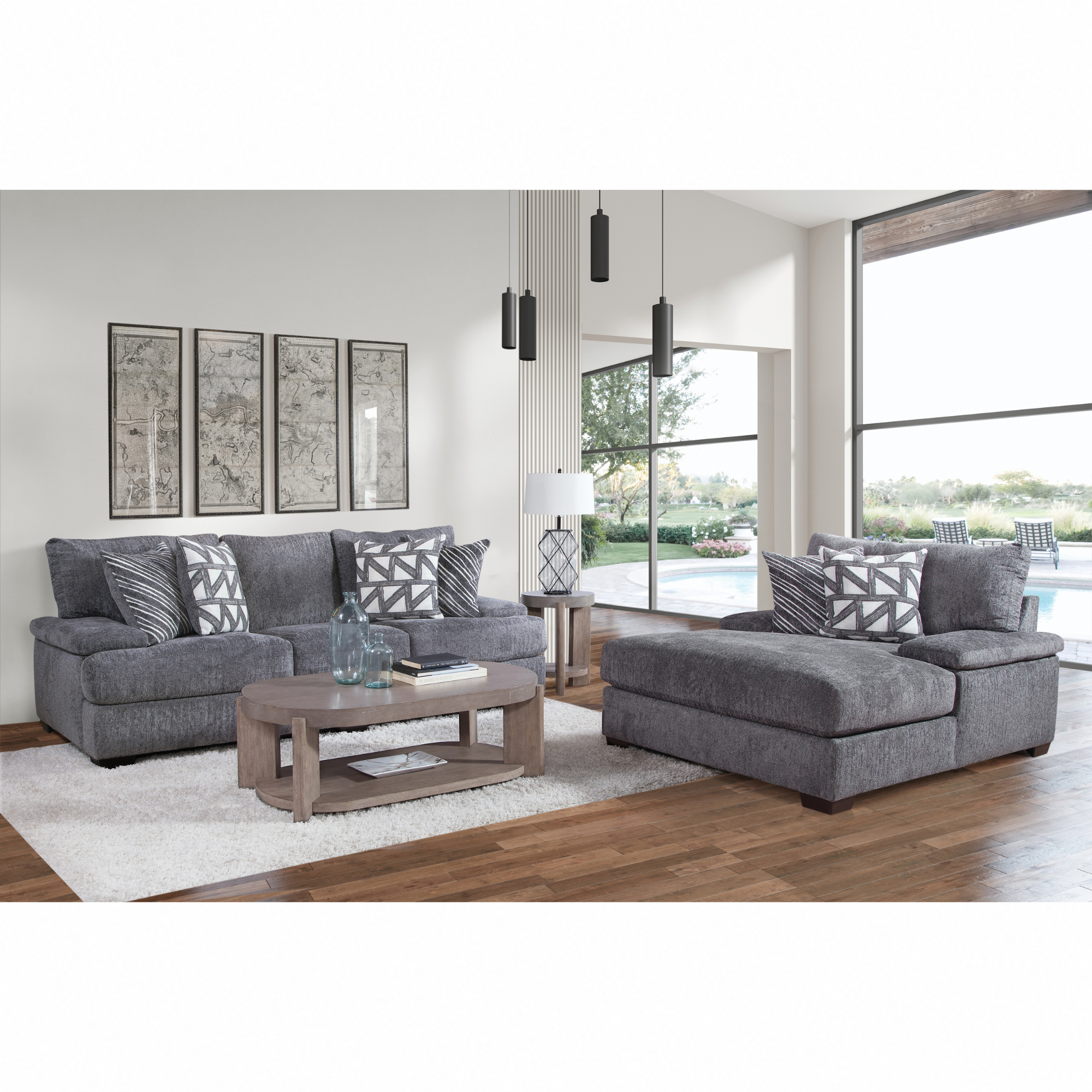 Mammoth Sofa In Charcoal