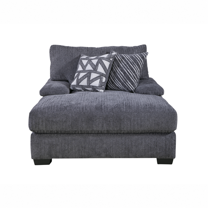 Mammoth Double Chaise in Charcoal