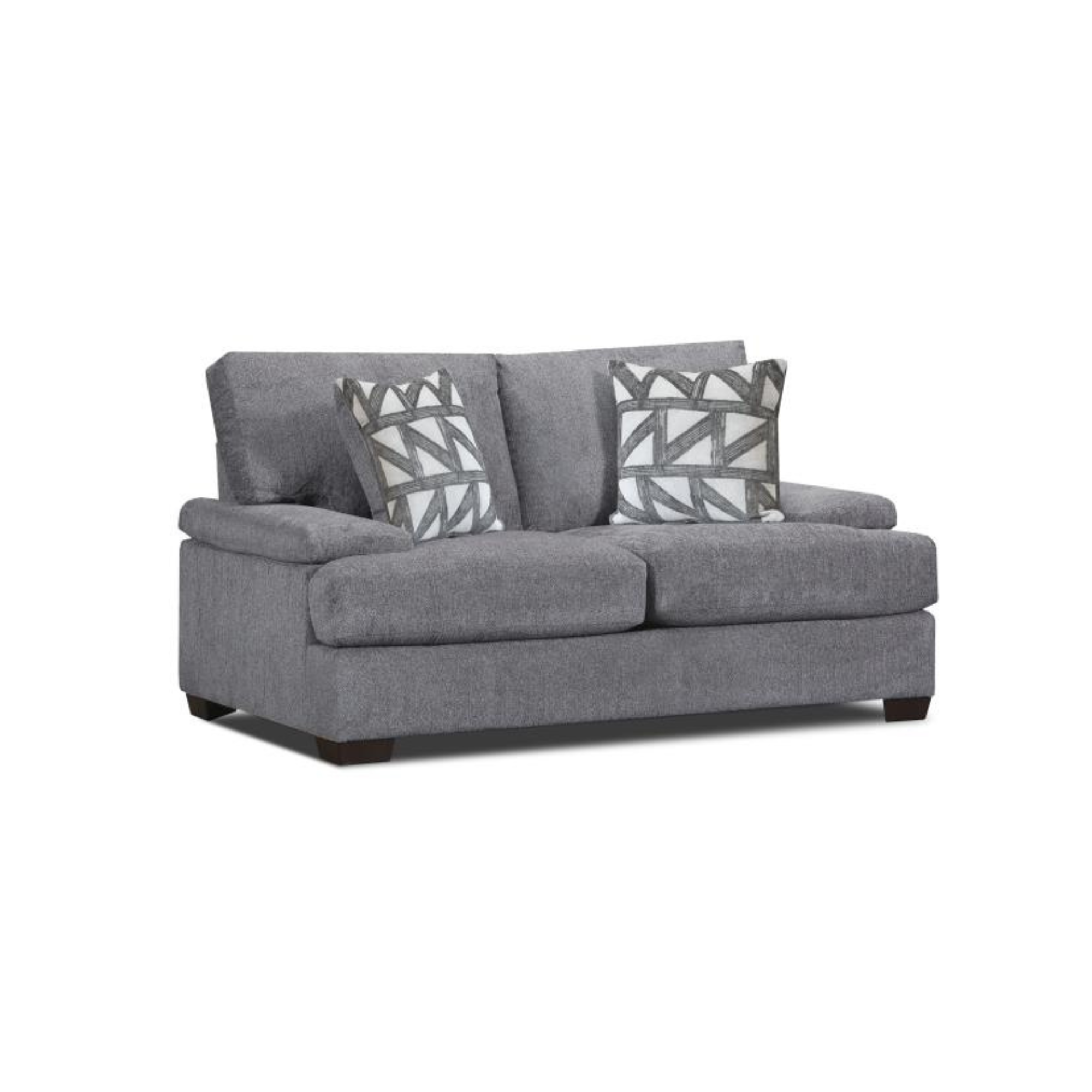Mammoth Loveseat In Charcoal