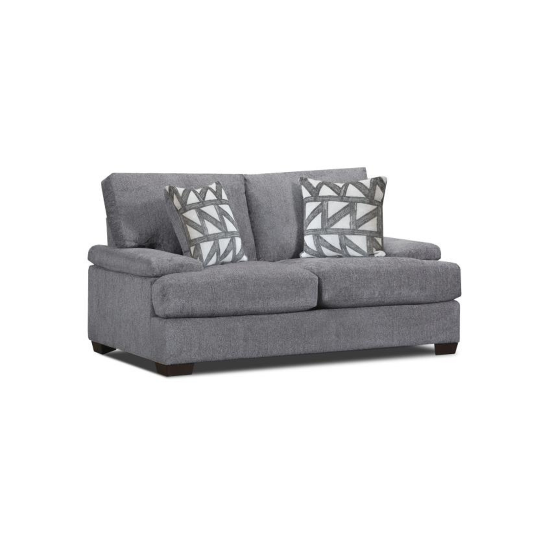 Mammoth Loveseat In Charcoal