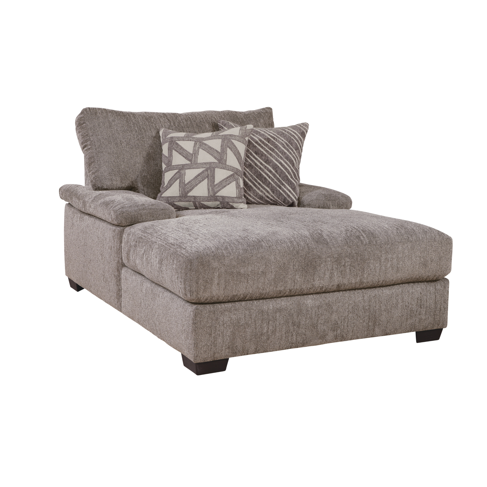 Mammoth Double Chaise in Cement
