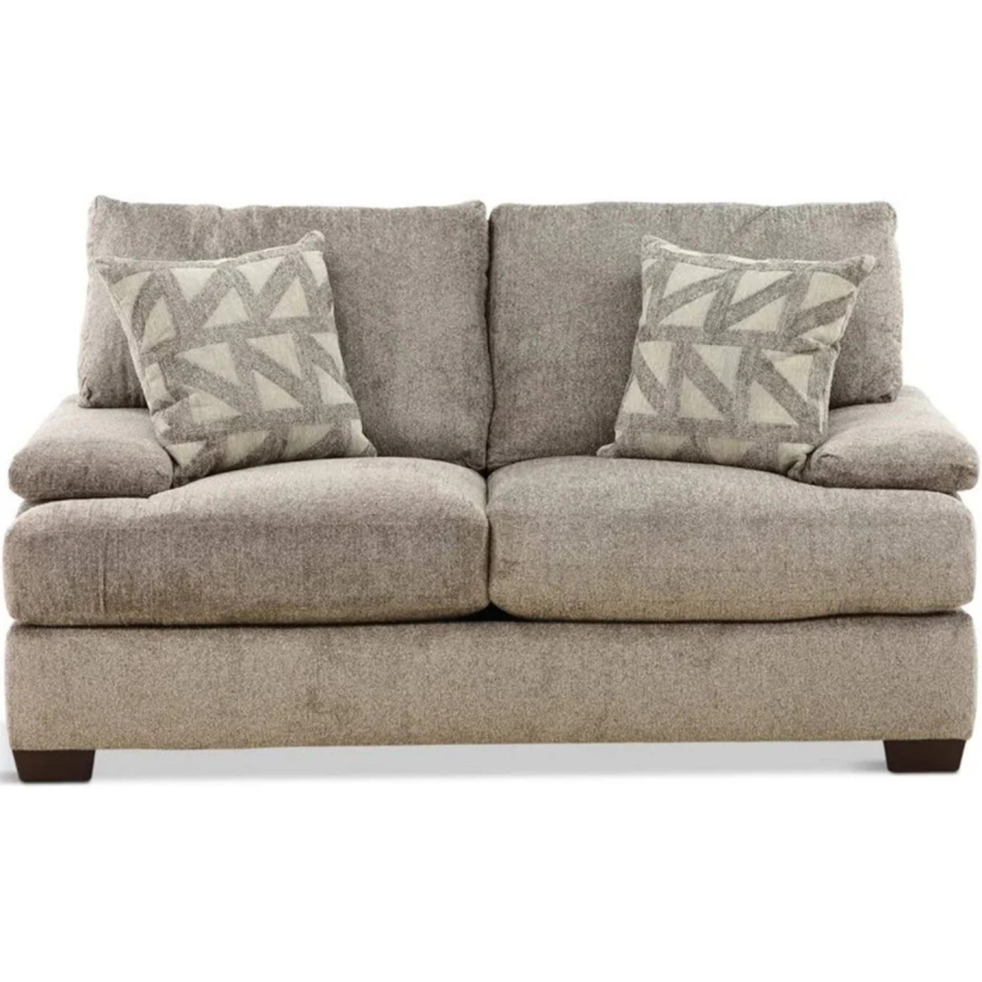 Mammoth Loveseat In Cement