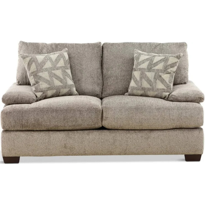 Mammoth Loveseat In Cement