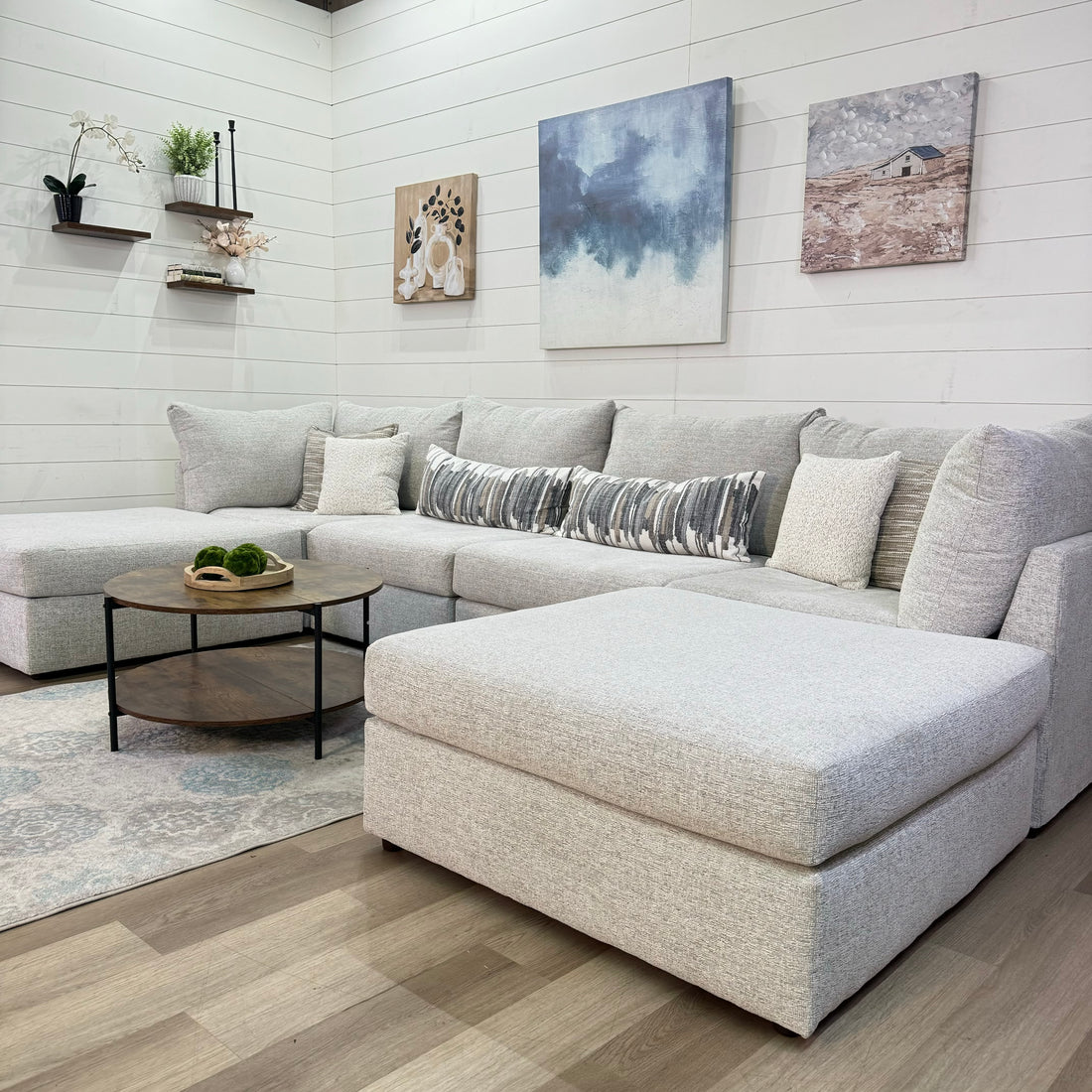 Bennet Modular “Double Trouble” 6 Piece Sectional