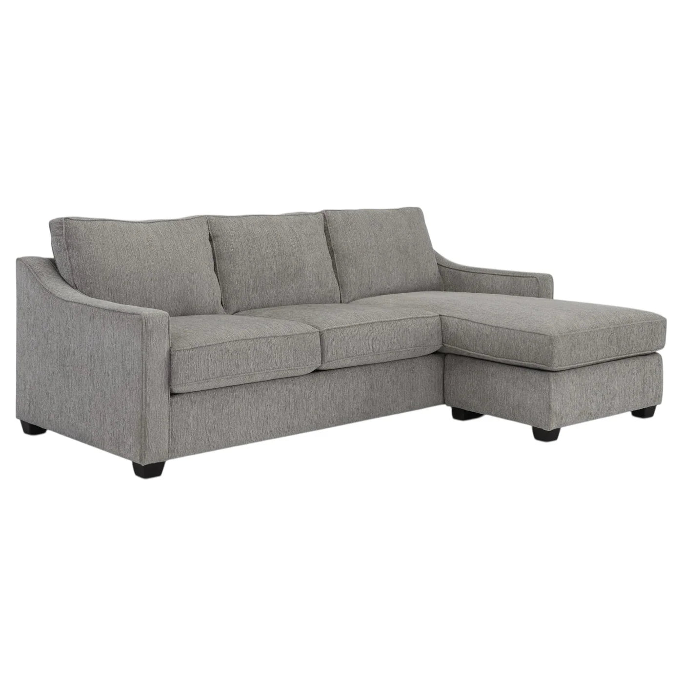 Michigan Gray Sectional Sofa (Reversible Chaise)