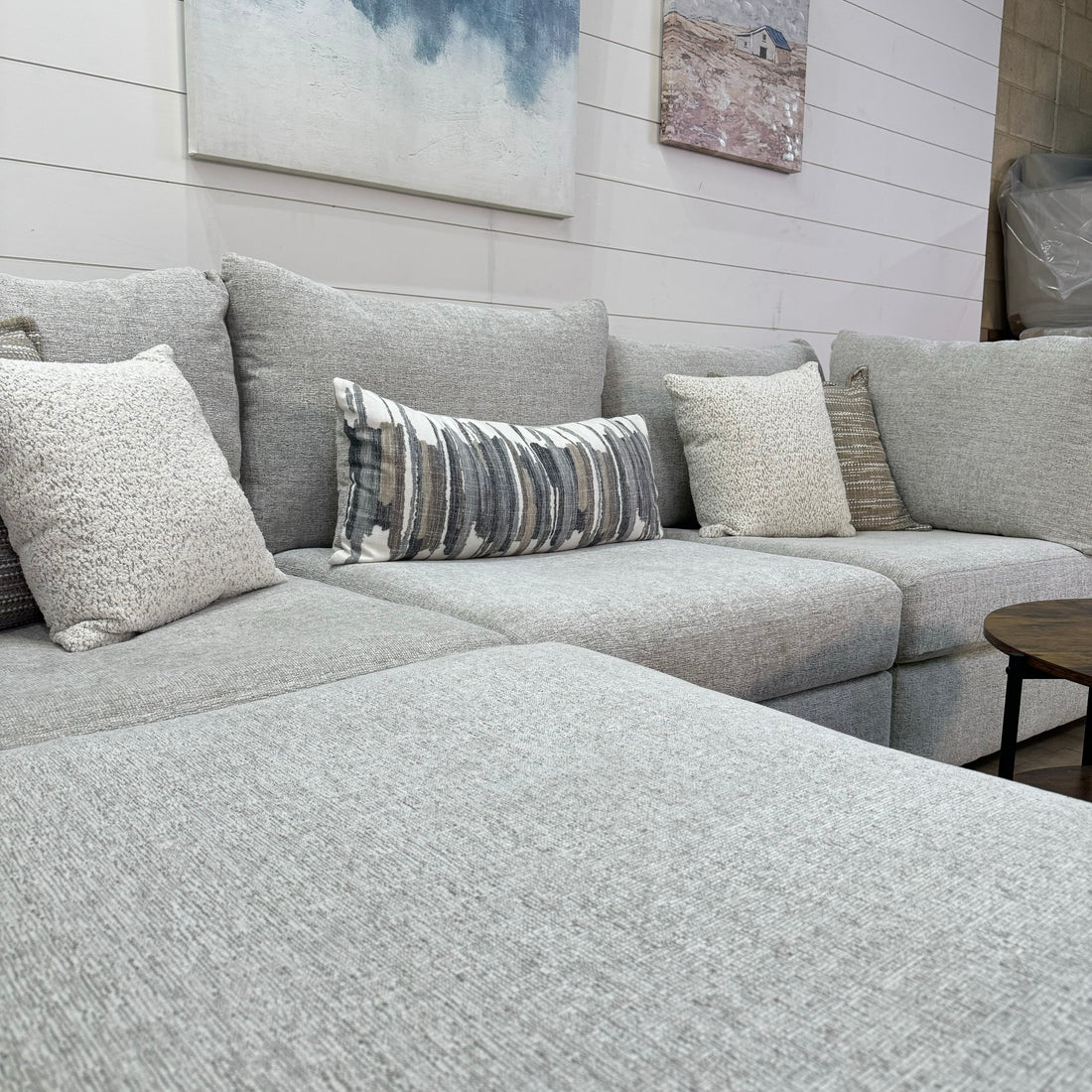 Bennet Modular 4 Piece Cream Sectional Sofa