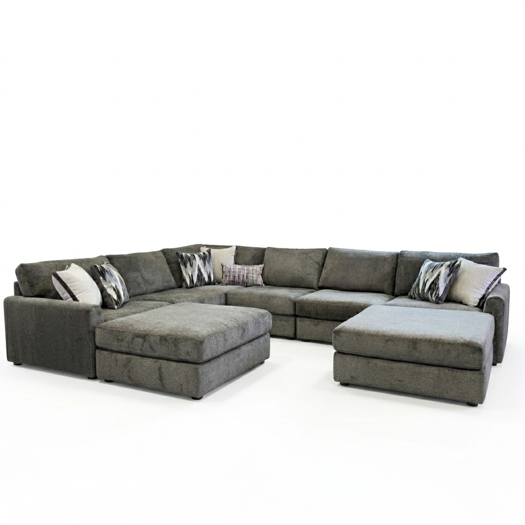 Avery Modular Sectional In Slate Gray (Customizable)