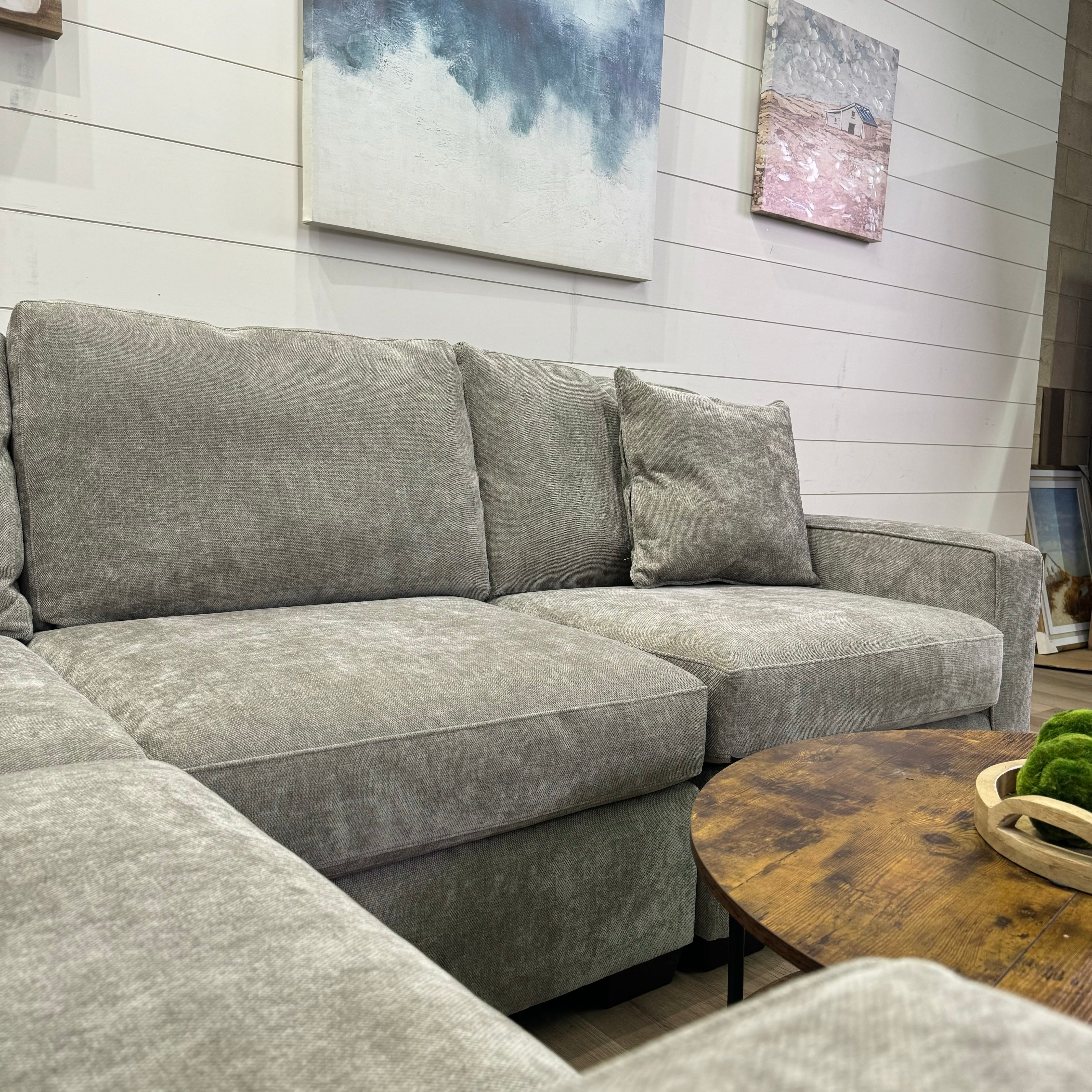 Haven Modular Ash 5 Piece Sectional Sofa