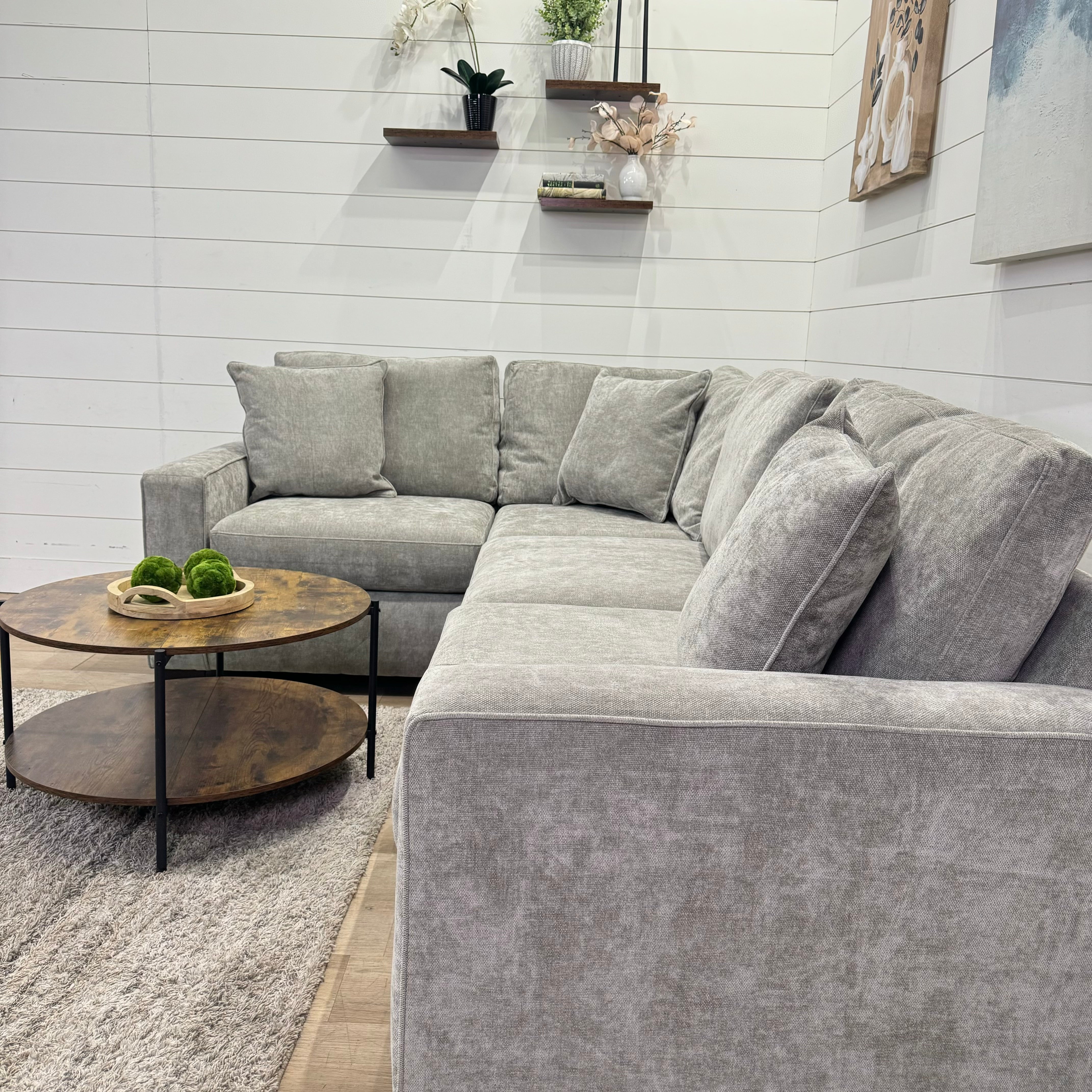 Haven Modular Ash 5 Piece Sectional Sofa