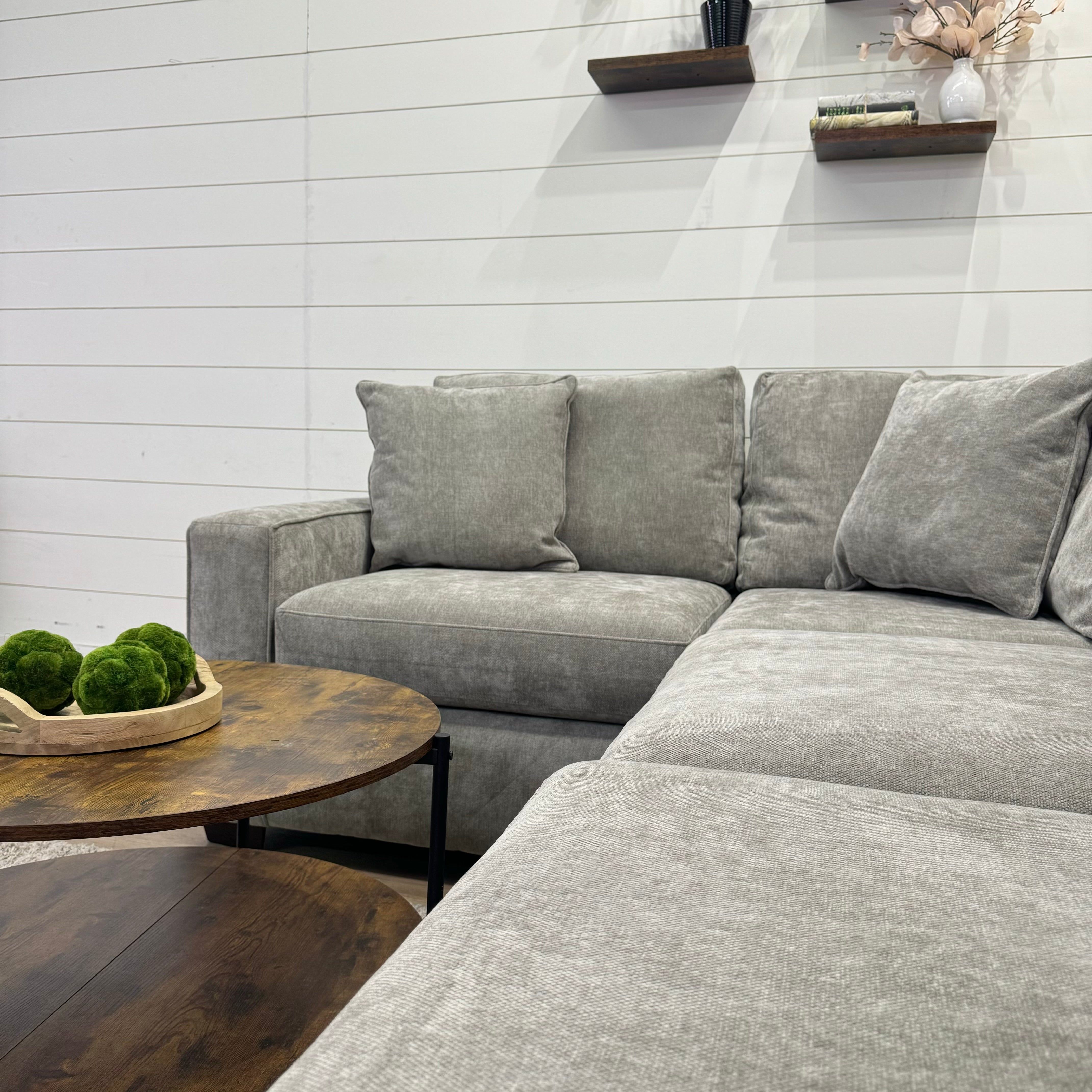 Haven Modular Ash 5 Piece Sectional Sofa